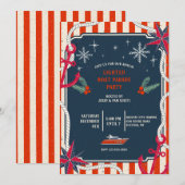 Uitnodiging voor kerstavond (Voorkant / Achterkant)