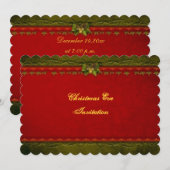 Uitnodiging voor kerstavond (Voorkant / Achterkant)