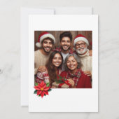 Uitnodiging voor Kerstavondfeest met foto (Achterkant)