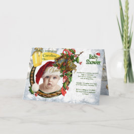 Uitnodiging voor kerstBaby shower