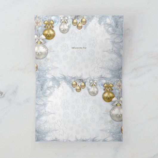 Uitnodiging voor kerstBaby shower (Binnen)