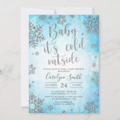 Uitnodiging voor kerstBaby shower (Voorkant)