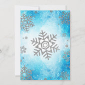 Uitnodiging voor kerstBaby shower (Achterkant)