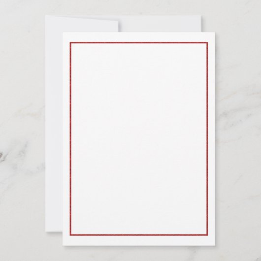 Uitnodiging voor kerstBaby shower (Achterkant)