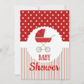Uitnodiging voor kerstBaby shower (Voorkant)