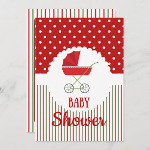 Uitnodiging voor kerstBaby shower