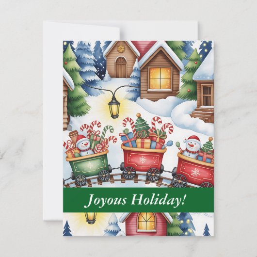 Uitnodiging voor kerstbijeenkomst – volledig aange (Voorkant)