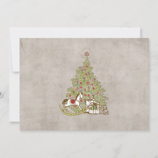 Uitnodiging voor kerstboombomen (Achterkant)