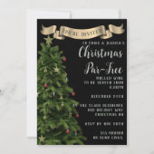 Uitnodiging voor kerstboomfeestdagen in Elegant (Voorkant)