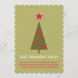 Uitnodiging voor kerstboomtrimmen