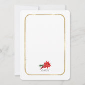 Uitnodiging voor Kerstborrel met Sneeuwlaarzen en  (Achterkant)