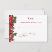 Uitnodiging voor kerstbruiloft (Voorkant)