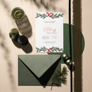  uitnodiging voor kerstbruiloft