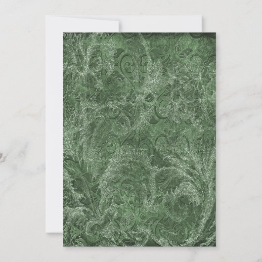 Uitnodiging voor kerstbruiloft (Achterkant)