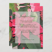 Uitnodiging voor kerstbruiloft (Voorkant / Achterkant)