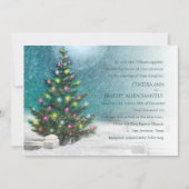 Uitnodiging voor kerstbruiloft (Voorkant)