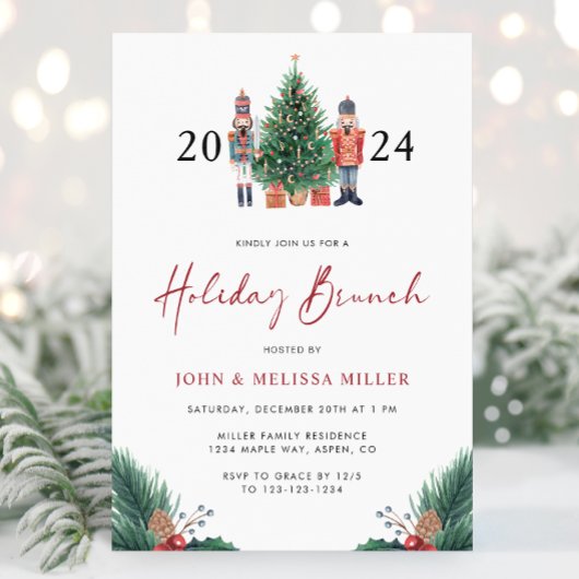 Uitnodiging voor kerstbrunch