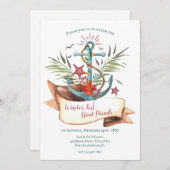 Uitnodiging voor kerstcadeau bij Parade Anchor (Voorkant / Achterkant)