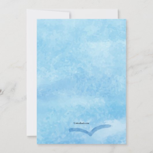 Uitnodiging voor kerstcadeaufeest (Achterkant)