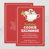 Uitnodiging voor kerstcadeaufeest voor Exchange Ho (Voorkant / Achterkant)