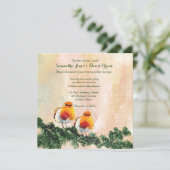 Uitnodiging voor kerstcadeaus voor aangepaste brui (Staand voorkant)