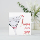 Uitnodiging voor kerstcadeautjes (Staand voorkant)