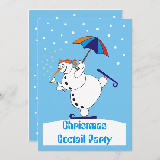 Uitnodiging voor kerstcadeautjes (Voorkant / Achterkant)