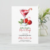 Uitnodiging voor kerstcadeautjes (Staand voorkant)