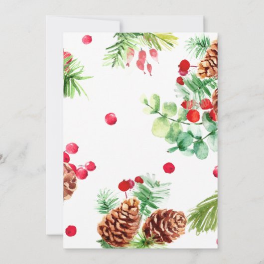 Uitnodiging voor kerstcadeautjes (Achterkant)