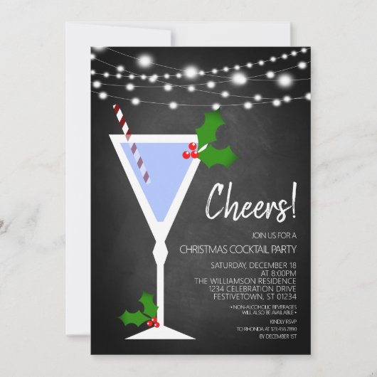 Uitnodiging voor kerstcadeautjes (Voorkant)