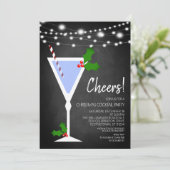 Uitnodiging voor kerstcadeautjes (Staand voorkant)