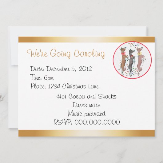 Uitnodiging voor kerstCaroling 2 (Achterkant)