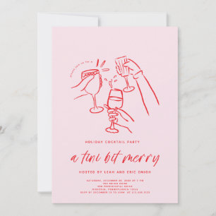 Uitnodiging voor kerstcocktailparty