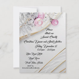 Uitnodiging voor kerstdiner en stille veiling