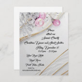 Uitnodiging voor kerstdiner en stille veiling (Voorkant / Achterkant)