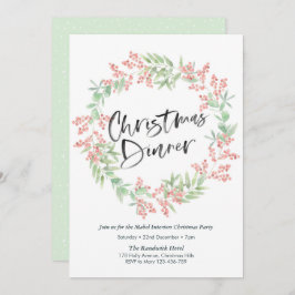 Uitnodiging voor kerstdiner | hulst