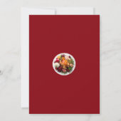 Uitnodiging voor kerstdinermenu (Achterkant)
