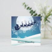 Uitnodiging voor kerstdinersfeest 3 (Staand voorkant)