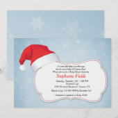 Uitnodiging voor kerstdouche (Voorkant / Achterkant)