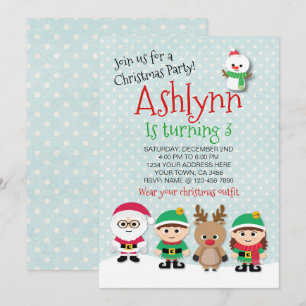 Uitnodiging voor kerstfeest