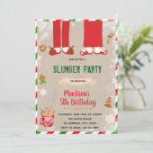 Uitnodiging voor kerstfeest (Staand voorkant)