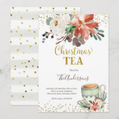  uitnodiging voor kerstfeest (Voorkant / Achterkant)