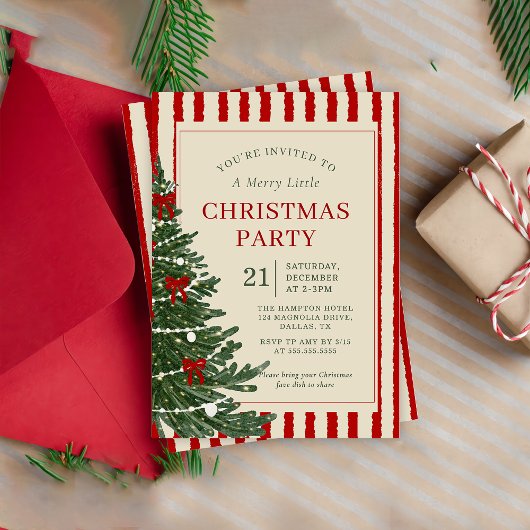 Uitnodiging voor kerstfeest