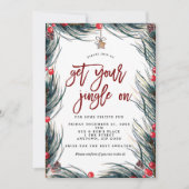 uitnodiging voor kerstfeest (Voorkant)