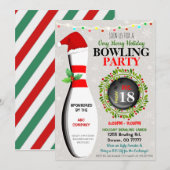 Uitnodiging voor kerstfeest (Voorkant / Achterkant)