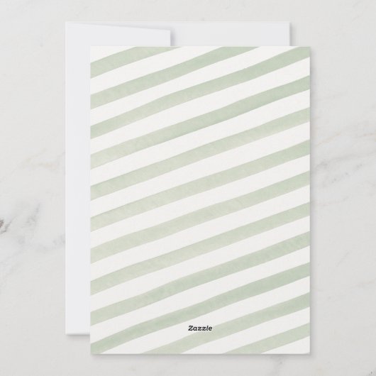 Uitnodiging voor Kerstfeest Botanische Kerstfeest (Achterkant)