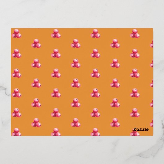 Uitnodiging voor kerstfeest 'Eet drink & wees vrol (Achterkant)