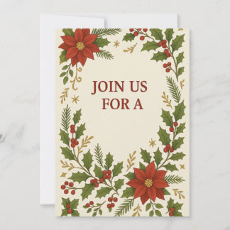 Uitnodiging voor kerstfeest | elegant