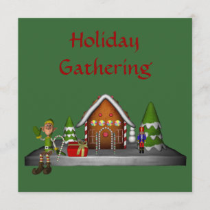 Uitnodiging voor kerstfeest- en feestdag