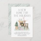 Uitnodiging voor kerstfeest- en winterfeest (Voorkant / Achterkant)